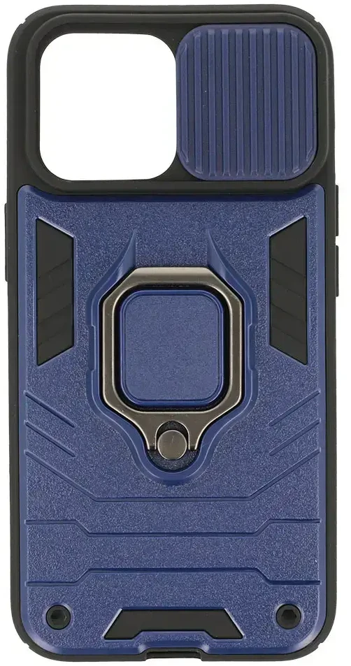 Fusion Accessories Topt Ring Lens dėklas skirtas Apple iPhone 13 Pro mėlynos spalvos