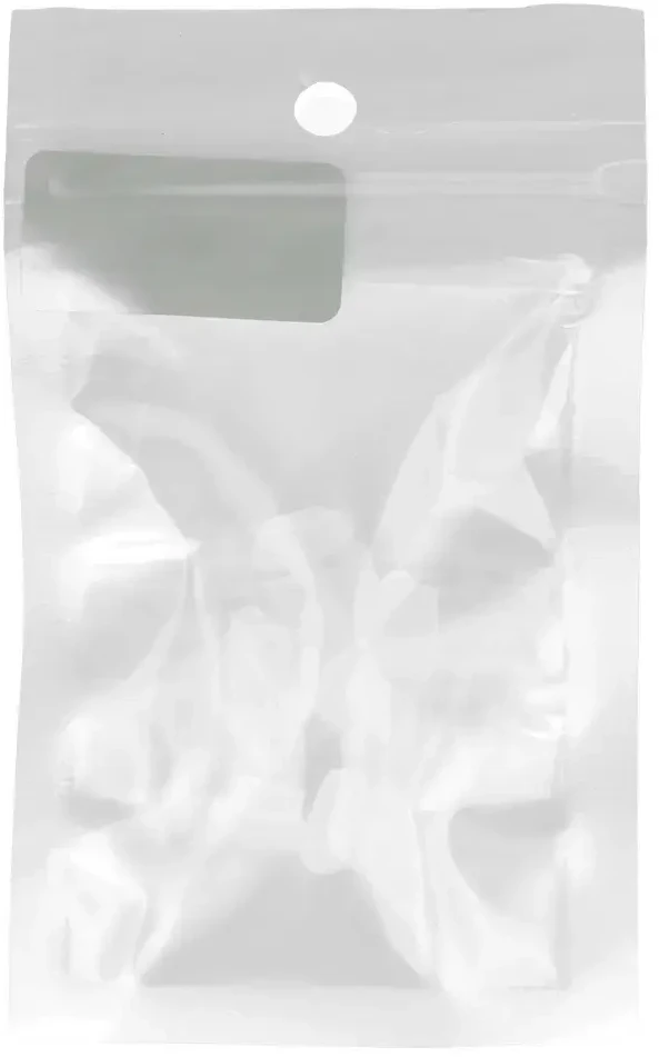 Toptel Topt Silicone anti-dust plug Lightning baltas – 10 pieces