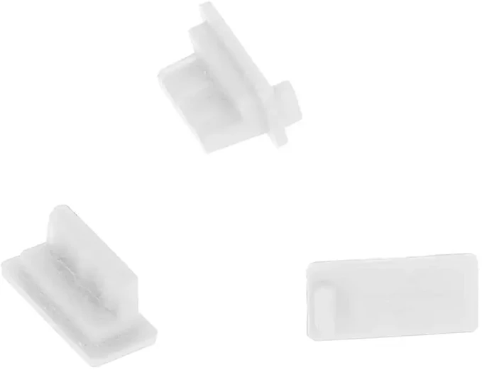 Fusion Accessories Topt Silicone anti-dust plug USB baltas - 10 pieces