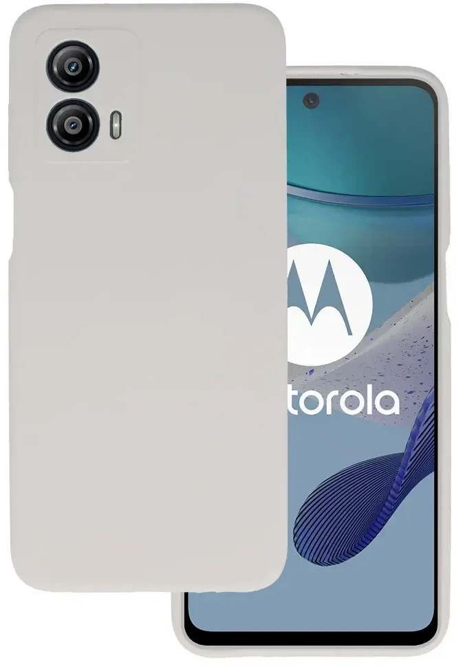 Fusion Accessories Topt Silikoninis Lite dėklas skirtas Motorola Moto G53 titanium