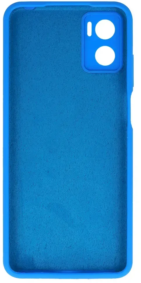 Fusion Accessories Topt Silikoninis Lite dėklas skirtas Motorola Moto E22/E22i mėlynos spalvos