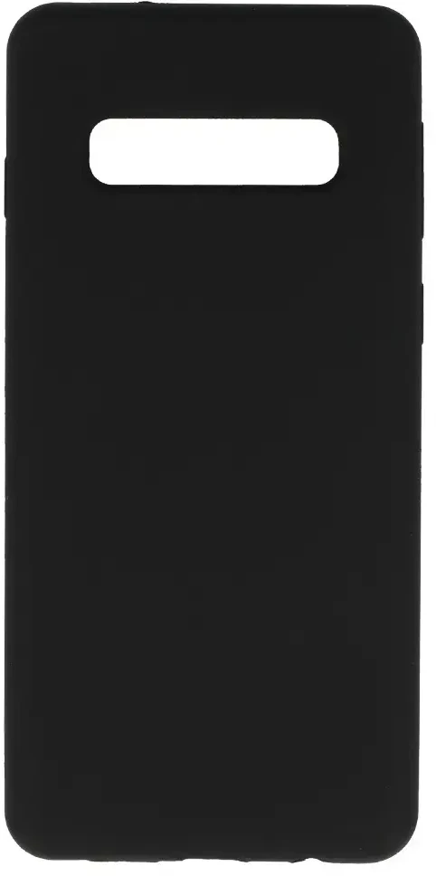 Fusion Accessories Topt Silicone Lite dėklas skirtas Samsung Galaxy S10 juodos spalvos