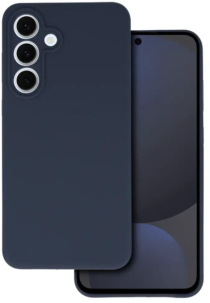 Fusion Accessories Topt Silicone Lite Dėklas skirtas Samsung Galaxy S25 FE navy