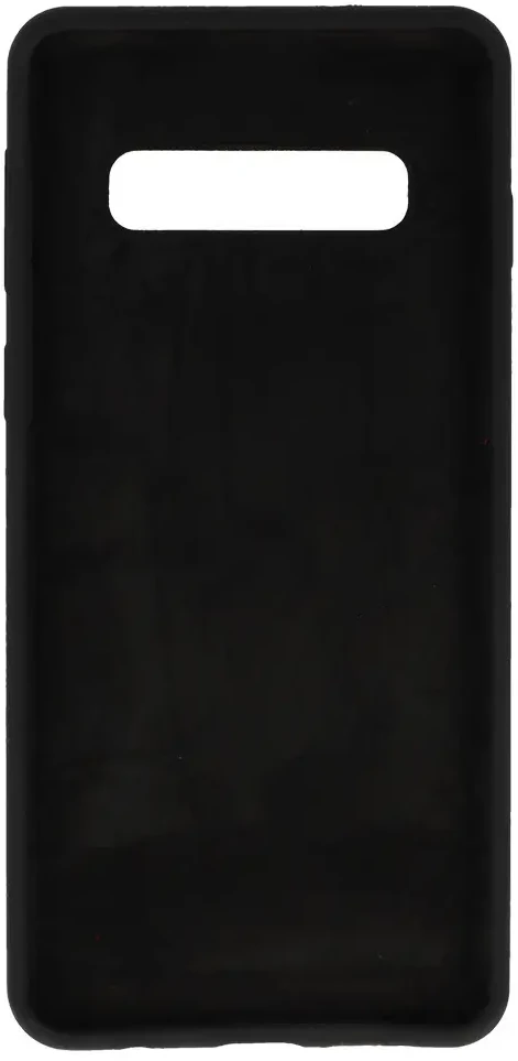 Fusion Accessories Topt Silicone Lite dėklas skirtas Samsung Galaxy S10 juodos spalvos