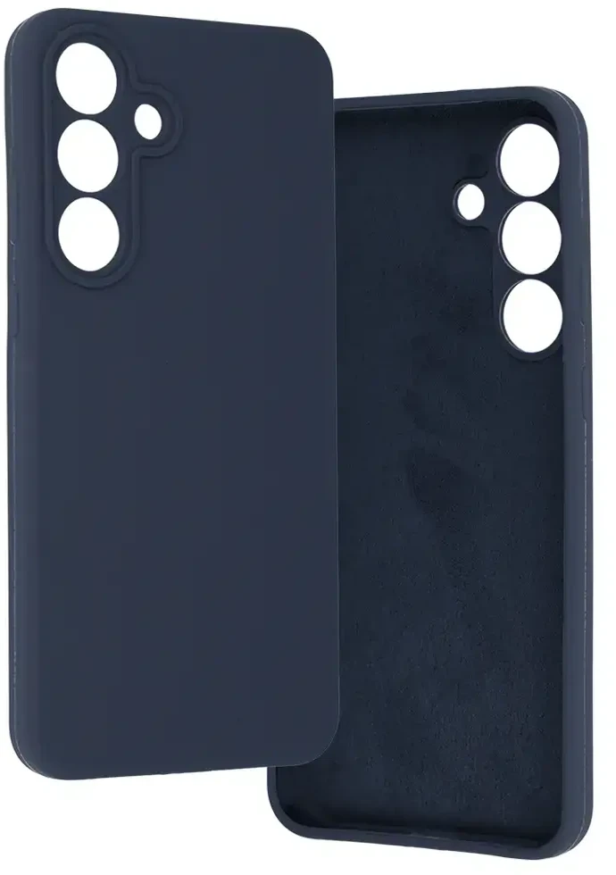 Fusion Accessories Topt Silicone Lite Dėklas skirtas Samsung Galaxy S25 FE navy
