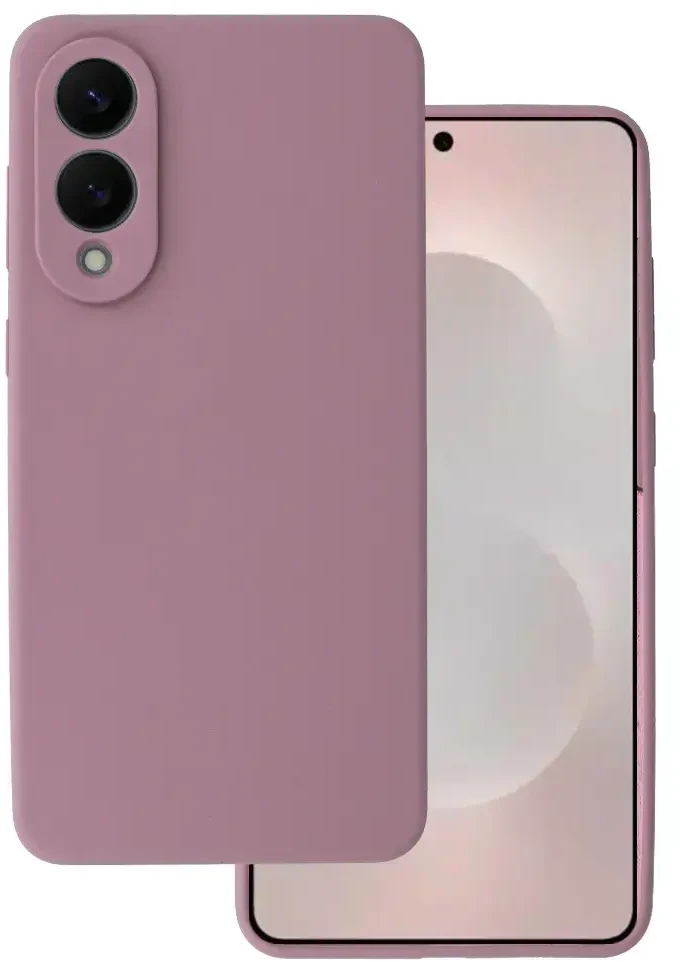 Fusion Accessories Topt Silikoninis Lite Dėklas skirtas Samsung Galaxy S25 Edge heather