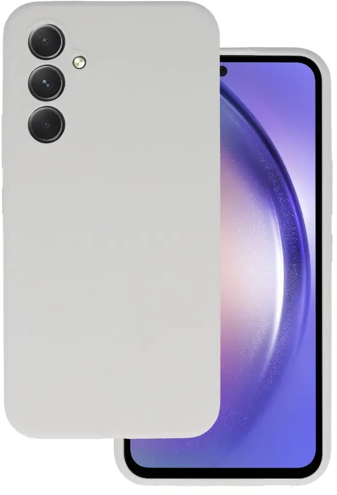 Fusion Accessories Topt Silikoninis Lite dėklas skirtas Samsung Galaxy A34 5G titanium