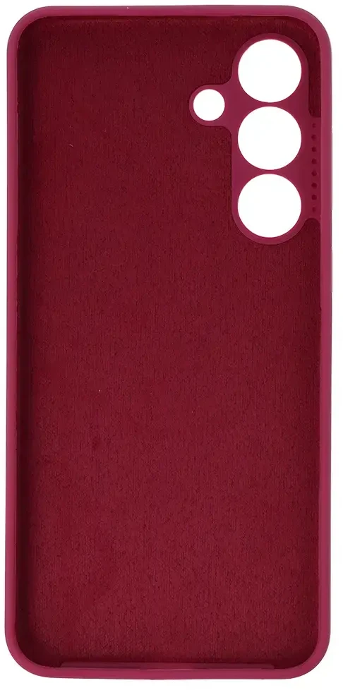 Fusion Accessories Topt Silicone Lite Dėklas skirtas Samsung Galaxy S25 FE raspberry