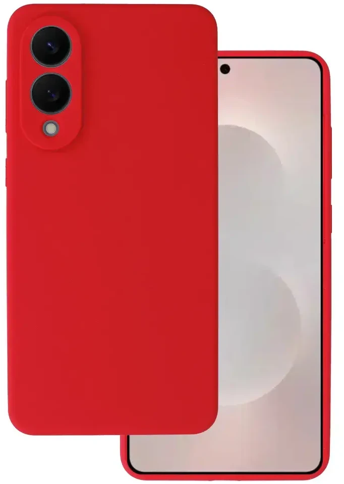 Fusion Accessories Topt Silikoninis Lite Dėklas skirtas Samsung Galaxy S25 Edge raspberry