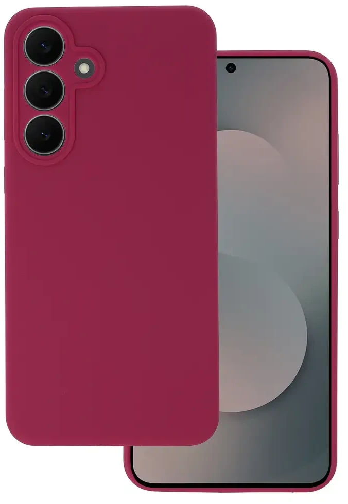 Fusion Accessories Topt Silicone Lite Dėklas skirtas Samsung Galaxy S25 FE raspberry