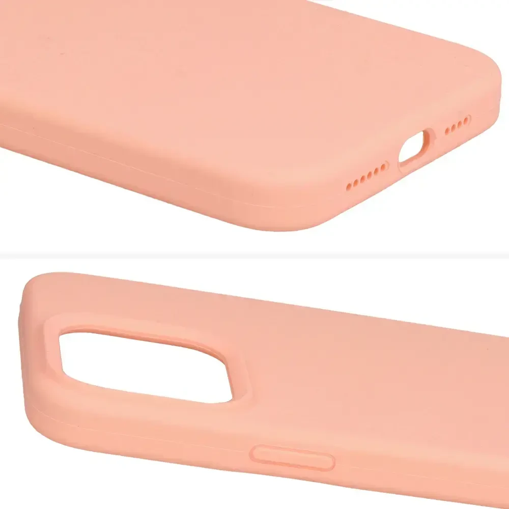 Toptel Topt Silikoninis Lite dėklas skirtas Xiaomi Redmi Note 13 Pro 5G persikų spalvos