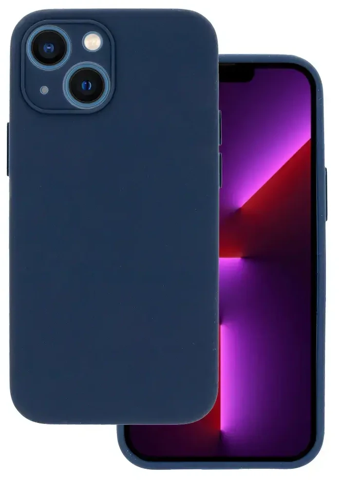 Fusion Accessories Topt Silikoninis Lite dėklas skirtas Xiaomi Redmi Note 13 Pro 5G mėlynos spalvos