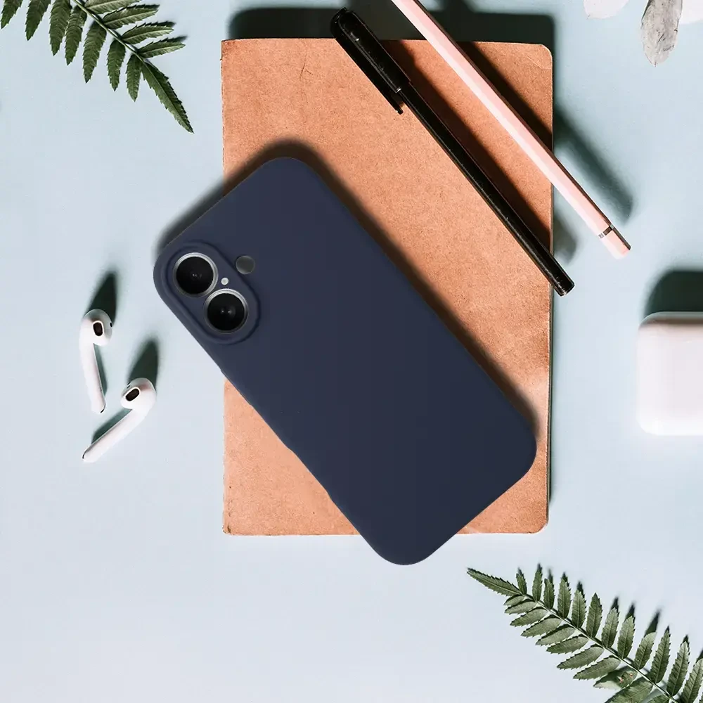 Toptel Topt Silicone Lite Dėklas skirtas Apple iPhone 17 mėlynos spalvos