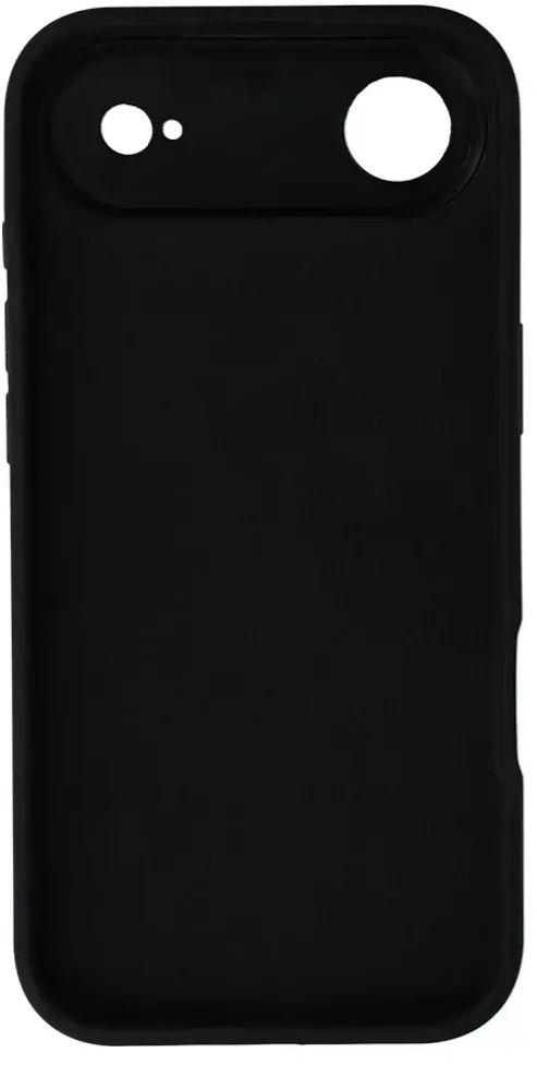 Fusion Accessories Topt Silicone Lite dėklas skirtas Apple iPhone 17 Air juodos spalvos