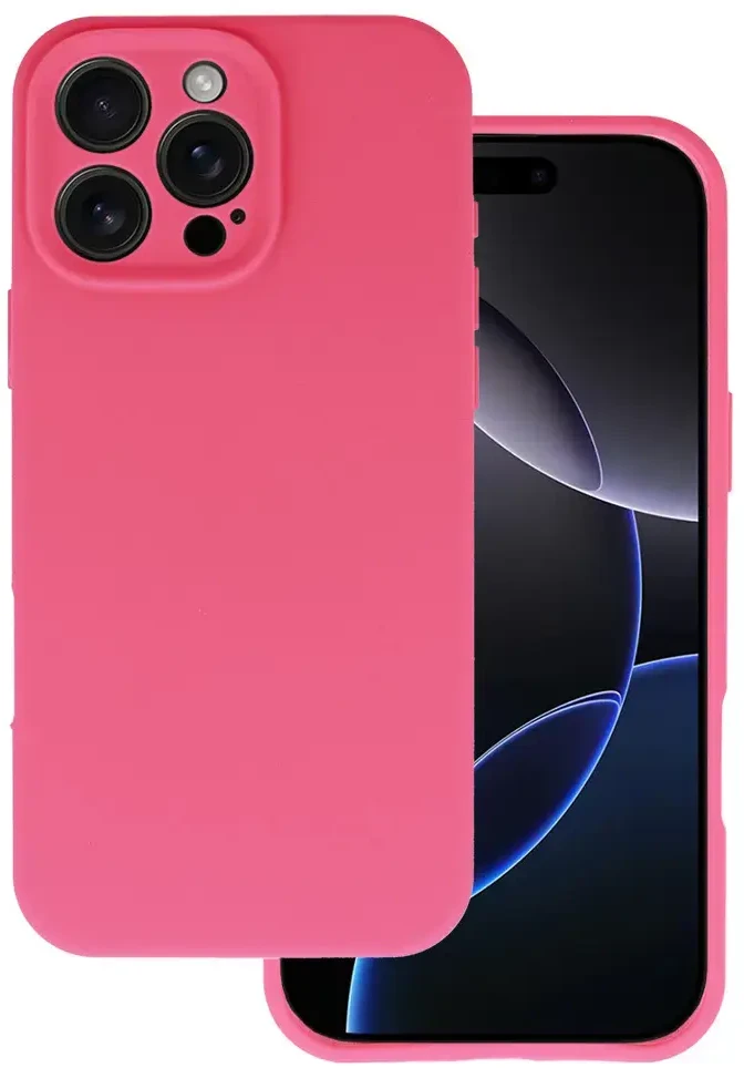 Fusion Accessories Topt Silikoninis Lite Dėklas skirtas Apple iPhone 16 Pro fuchsia