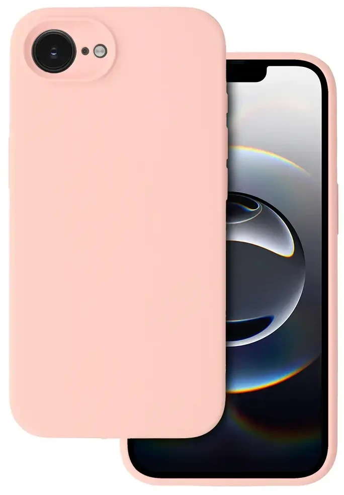 Fusion Accessories Topt Silicone Lite Dėklas skirtas Apple iPhone 16e rožinės spalvos