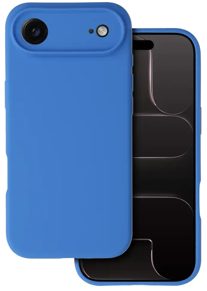 Fusion Accessories Topt Silicone Lite dėklas skirtas Apple iPhone 17 Air mėlynos spalvos