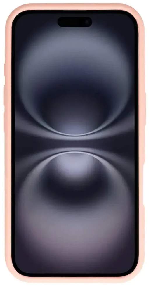 Fusion Accessories Topt Silikoninis Lite dėklas skirtas Apple iPhone 16 persikų spalvos