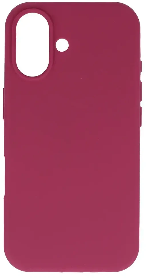 Fusion Accessories Topt Silikoninis Lite dėklas skirtas Apple iPhone 16 burgundy