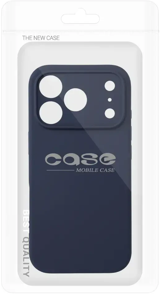 Fusion Accessories Topt Silicone Lite Dėklas skirtas Apple iPhone 17 Pro mėlynos spalvos