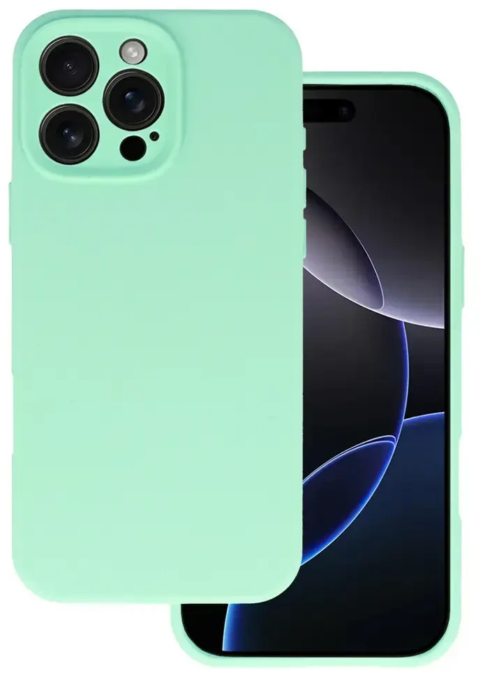 Fusion Accessories Topt Silikoninis Lite dėklas skirtas Apple iPhone 16 Pro Max mėtų spalvos