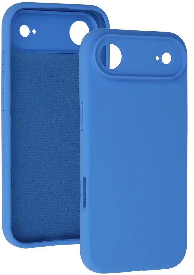 Fusion Accessories Topt Silicone Lite dėklas skirtas Apple iPhone 17 Air mėlynos spalvos