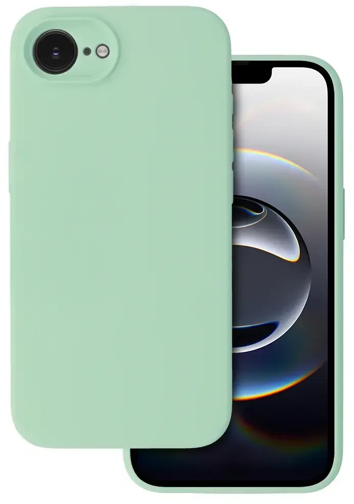 Toptel Topt Silicone Lite Dėklas skirtas Apple iPhone 16e mėtų spalvos