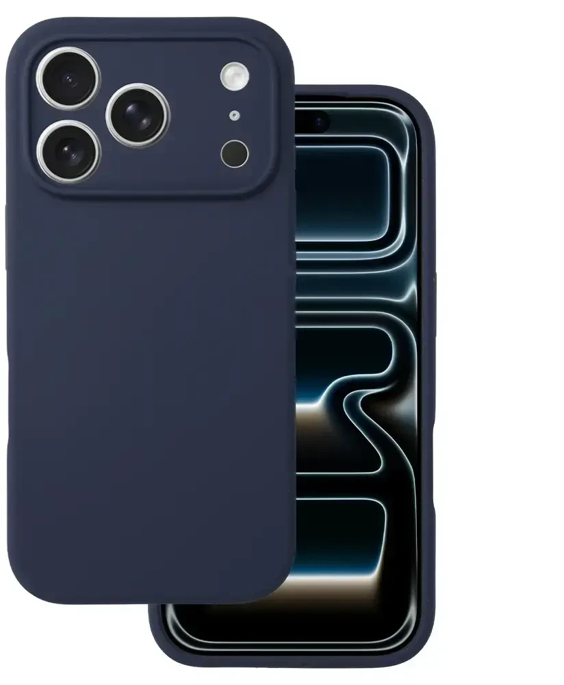 Fusion Accessories Topt Silicone Lite Dėklas skirtas Apple iPhone 17 Pro mėlynos spalvos
