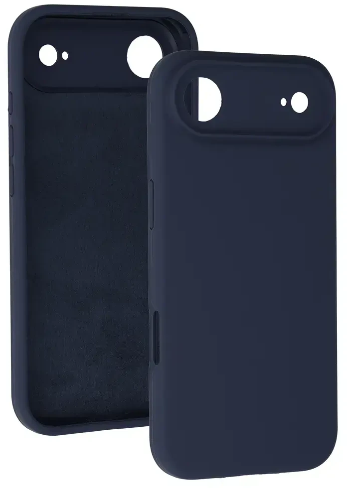 Fusion Accessories Topt Silicone Lite dėklas skirtas Apple iPhone 17 Air mėlynos spalvos