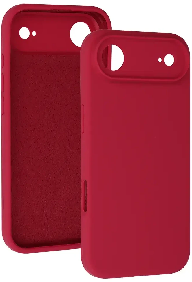 Fusion Accessories Topt Silicone Lite dėklas skirtas Apple iPhone 17 Air burgundy