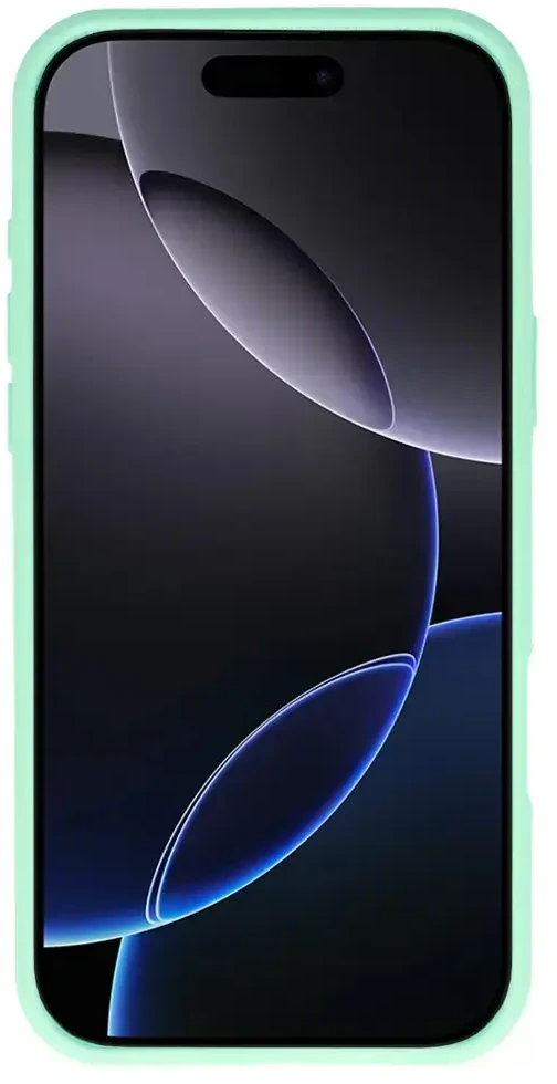 Fusion Accessories Topt Silikoninis Lite dėklas skirtas Apple iPhone 16 Pro Max mėtų spalvos