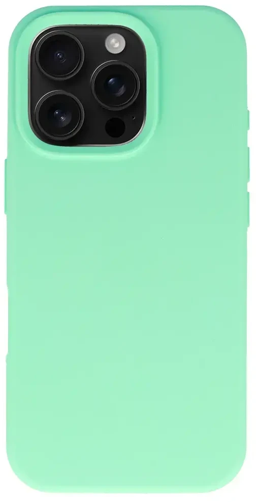 Toptel Topt Silikoninis Lite dėklas skirtas Apple iPhone 16 Pro mėtų spalvos