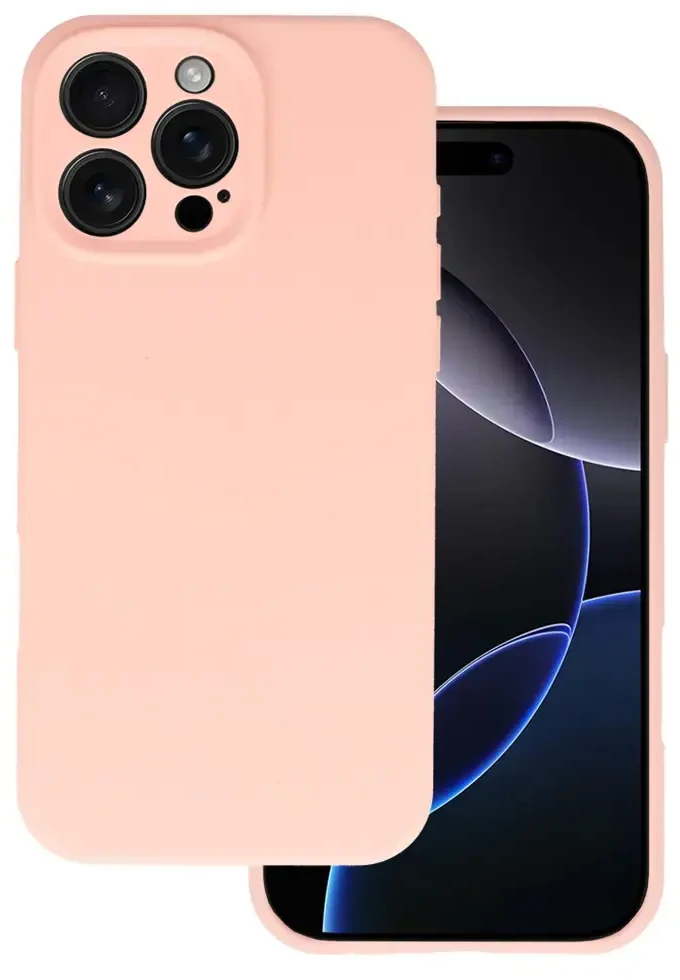 Fusion Accessories Topt Silikoninis Lite dėklas skirtas Apple iPhone 16 Pro Max persikų spalvos