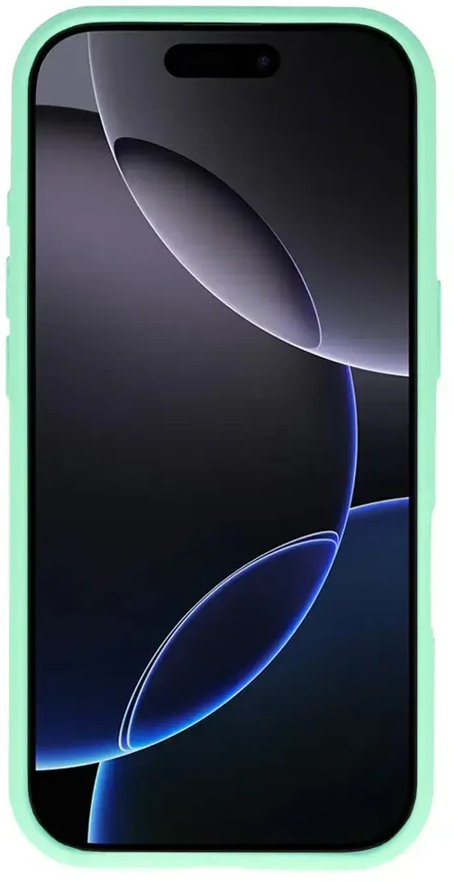 Toptel Topt Silikoninis Lite dėklas skirtas Apple iPhone 16 Pro mėtų spalvos