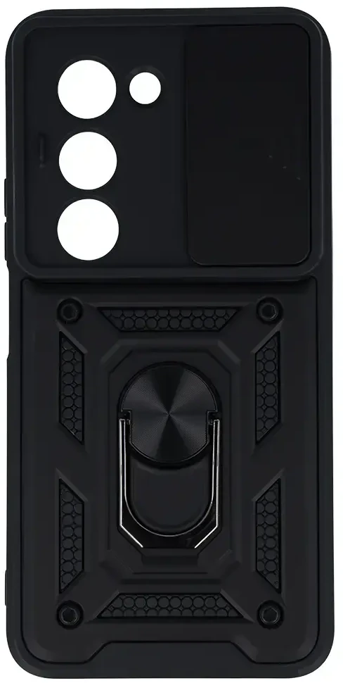 Fusion Accessories Topt Slide Camera Armor Dėklas skirtas Xiaomi Redmi 15 4G/5G juodos spalvos