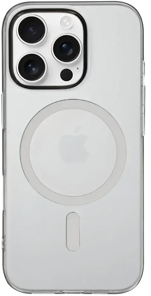 Toptel Tel Protect Transparent Slim Magsafe dėklas skirtas Apple iPhone 14 pilkos spalvos