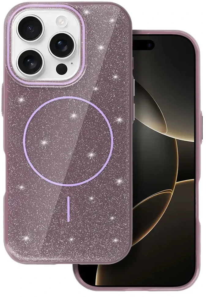 Fusion Accessories Topt Magsafe Slim Shiny Apple iPhone 13 Pro dėklas telefonui violetinės spalvos