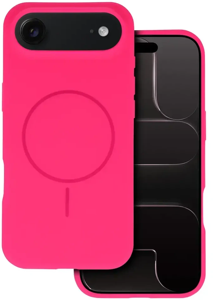 Dėklas Fusion Accessories Topt Magsafe Slim Silicone skirtas Apple iPhone 17 Air rožinės spalvos