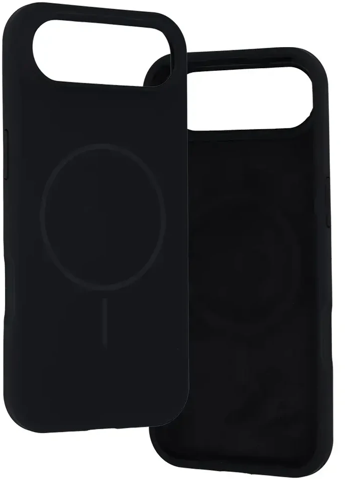 Dėklas Fusion Accessories Topt Magsafe Slim Silicone skirtas Apple iPhone 17 Air juodos spalvos