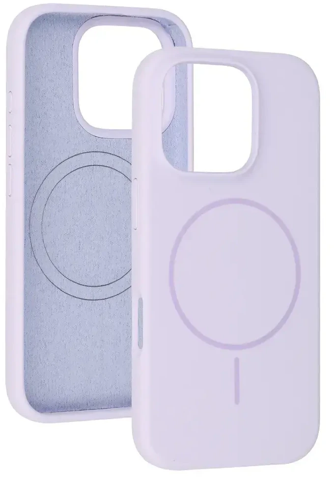 Dėklas Fusion Accessories Topt Magsafe Slim Silicone skirtas Apple iPhone 17 Air violetinės spalvos