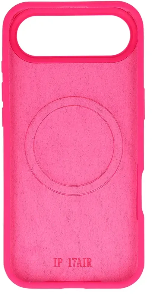 Dėklas Fusion Accessories Topt Magsafe Slim Silicone skirtas Apple iPhone 17 Air rožinės spalvos