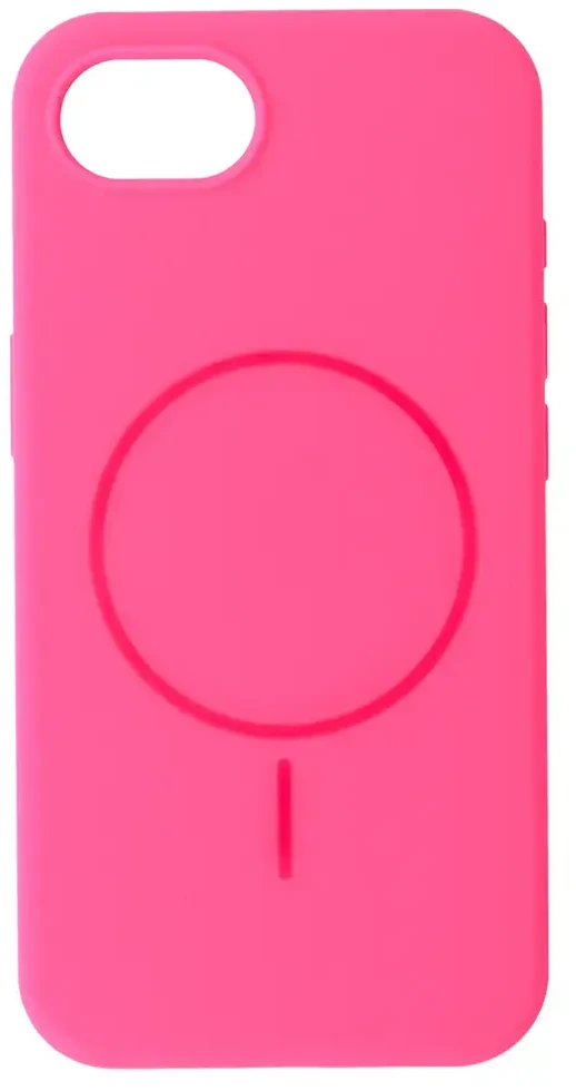 Dėklas Fusion Accessories Topt Magsafe Slim Silicone skirtas Apple iPhone 16e rožinės spalvos