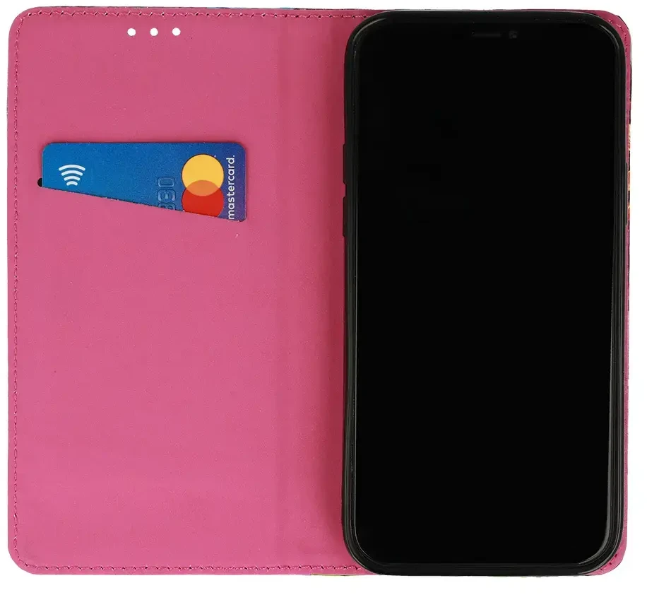 Toptel „Topt Smart Book“ dėklas su gėlėmis Apple iPhone 13 Pro Max Design 2