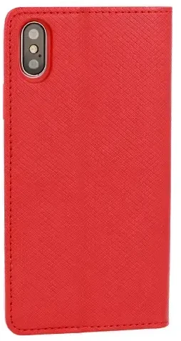 Toptel Telone Smart Book MAGNET dėklas skirtas Apple iPhone 13 MINI raudonos spalvos