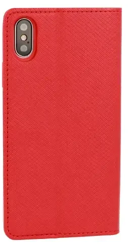 Toptel „Smart Book MAGNET“ knygos tipo telefono dėklas, skirtas „Samsung Galaxy S26 Ultra“ (S948), raudonas