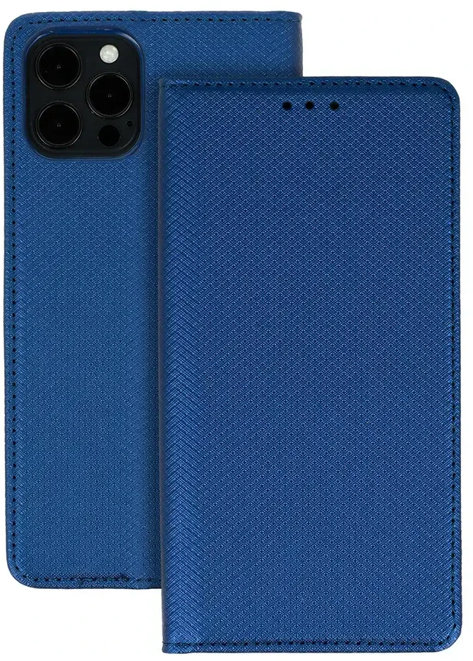 Fusion Accessories Telone Smart Book MAGNET dėklas skirtas Apple iPhone 12 Pro MAX mėlynos spalvos