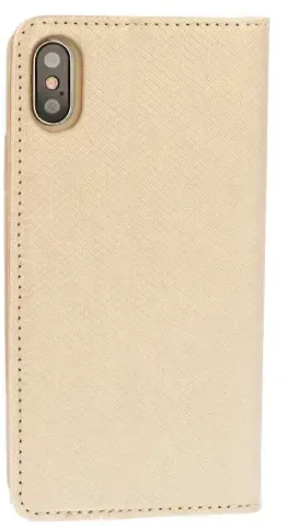 Toptel Telone Smart Book MAGNET dėklas skirtas Apple iPhone 13 Pro MAX aukso spalvos
