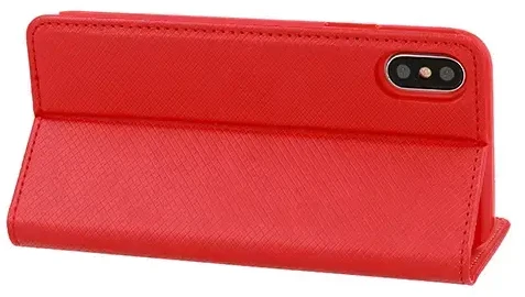 Toptel Telone Smart Book MAGNET dėklas skirtas Apple iPhone 13 MINI raudonos spalvos