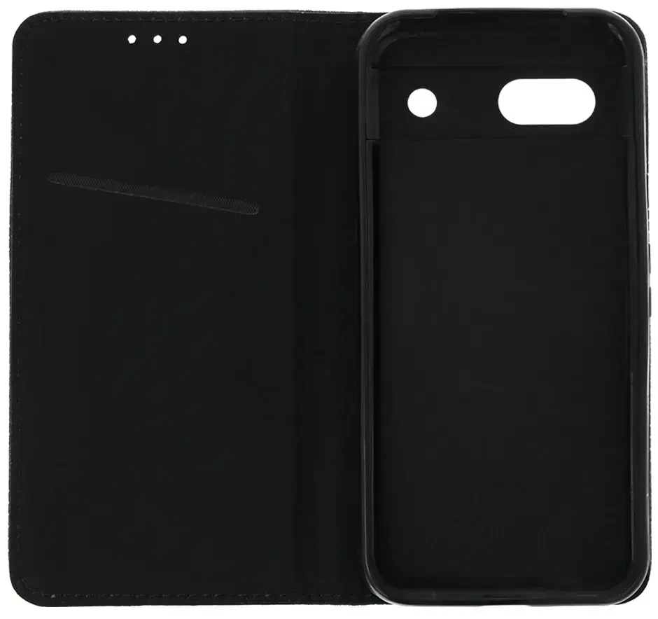 Fusion Accessories Topt Dėklas Smart Book MAGNET skirtas GOOGLE PIXEL 8A juodos spalvos