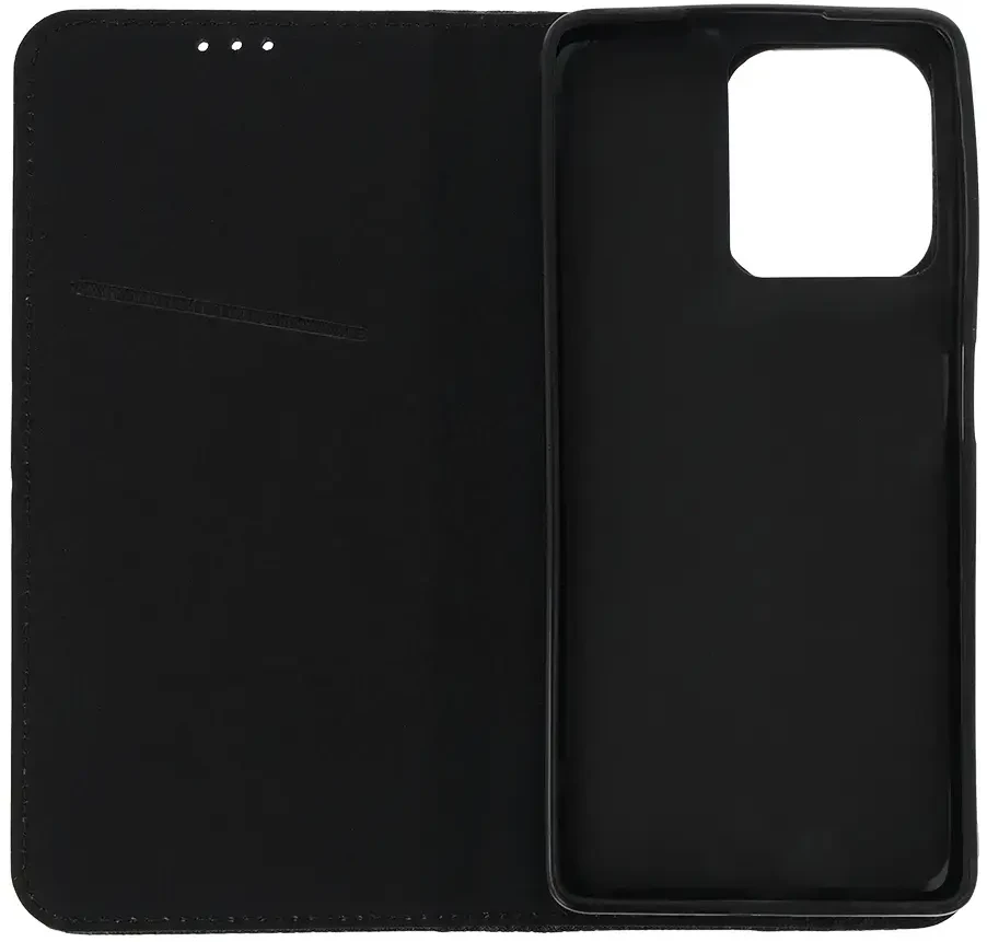 Fusion Accessories Topt Smart Book MAGNET dėklas skirtas Motorola Moto G75 5G juodos spalvos